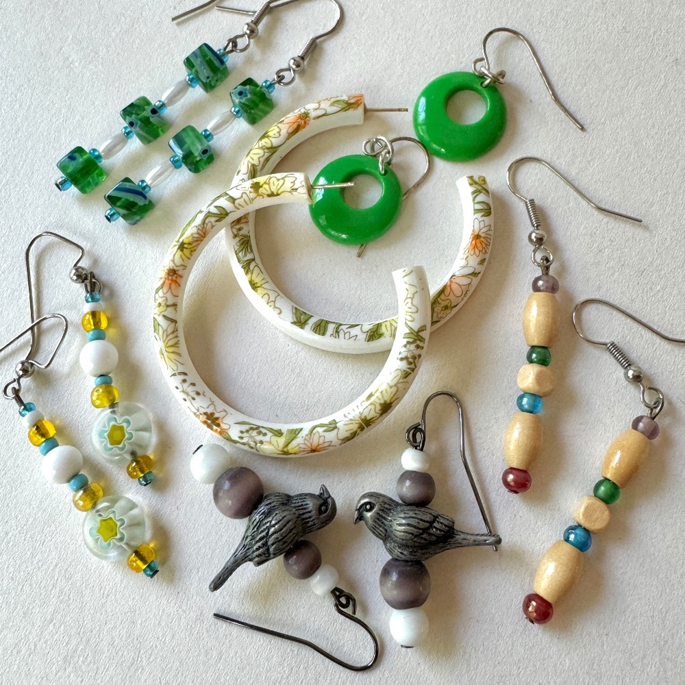 Natural World Earring Set, 6 pairs